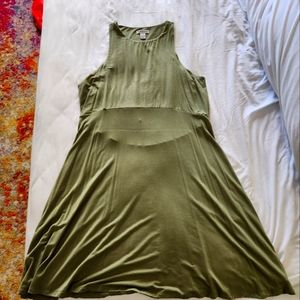 Athleta Summer Dress in Olive Green, Size XL